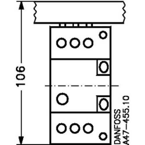 047B3087 CTS 54-2 Bus bar, 2x54mm, CTI 15 01B8525004814