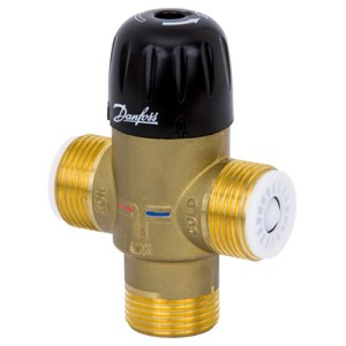 003Z3145 TWM-W Thermostatic Mixing Valve DN20, G1", 35-70 °C, Kvs 2.1, Suitable for sanitary installations, including check valve set. 003Z3145 TWM-W Thermostatic Mixing Valve DN20, G1", 35-70 °C, Kvs 2.1, Suitable for sanitary installations, including check valve set.