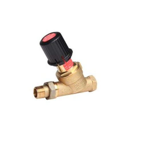 003L6018 AVDO 15 L Straight, Inlet female DN15, Outlet male (with union) DN15, 0.05-0.5 bar By Pass Valve