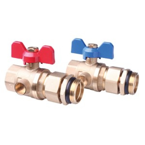 088U0822 FHF-BV Ball valve set, 1", 2 pcs