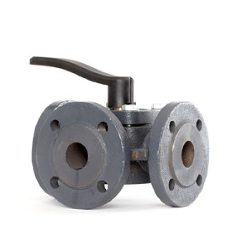 065Z0433 HFE 3 PN6 DN65 Kvs:90, flanged, cast iron, rotary valve body