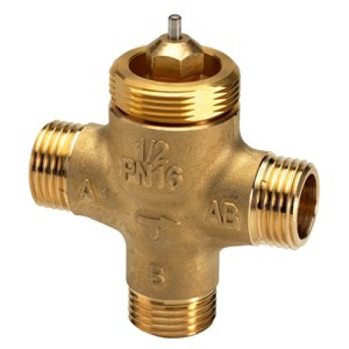 065Z2086 VZL3 PN16 DN20 Kvs:3.5 external thread brass 3-way valve body (Zone Control, Fan-Coil)