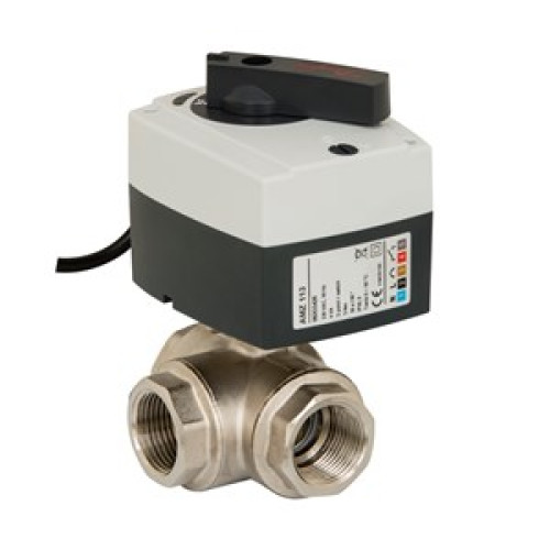 082G5415 AMZ 113 DN32 24V On-Off, 3-way motorized ball valve