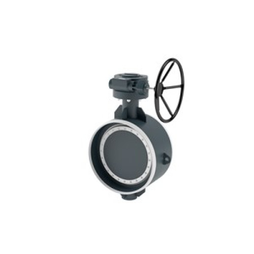 065H7612 SBFV DN300 Kvs:3900 PN25, Welded connection, Steel body butterfly valve