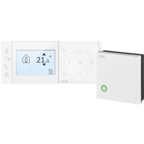 087N7856 TPOne- S+DBR Programmable App controlled wireless room thermostat with LCD screen, Flexible daily and weekly programming. 5-35°C Adjustment range. Thermostat with 230V supply, set including DBR receiver 087N7856 TPOne- S+DBR Programmable App controlled wireless room thermostat with LCD screen, Flexible daily and weekly programming. 5-35°C Adjustment range. Thermostat with 230V supply, set including DBR receiver