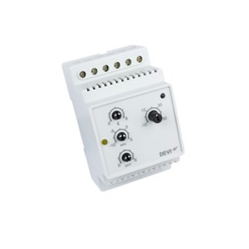 140F1075 DEVIreg 316 Thermostat with sensor, suitable for DIN rail, useful for different applications, 16 A 140F1075 DEVIreg 316 Thermostat with sensor, suitable for DIN rail, useful for different applications, 16 A