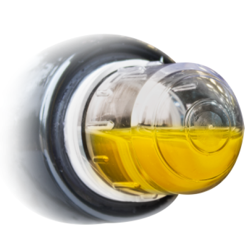 DC-3DBBSPP0500 1/2" BSP 3D BULLSEYE OIL GAUGE