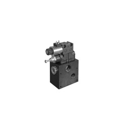 P4D-RQM5 SUBPLATE WITH PRESSURE RELIEF VALVE AND UNLOADING SOLENOID VALVE
