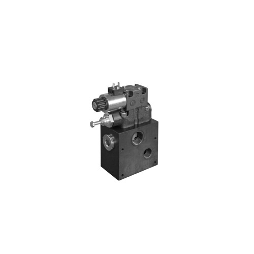 P4D-RQM5 SUBPLATE WITH PRESSURE RELIEF VALVE AND UNLOADING SOLENOID VALVE