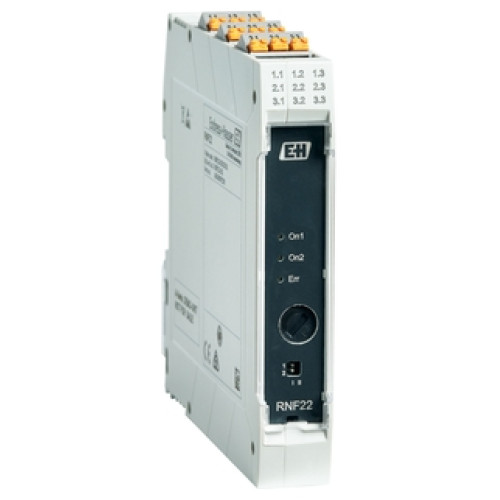RNF22 power feed-in and error message module