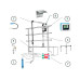 71518461 pH measuring point including sensor-polymer housing 71518461 pH measuring point including sensor-polymer housing
