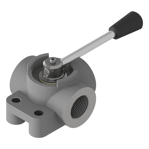 NDF1G050000 1" THREE WAY BALL VALVE (CASTING BODY)