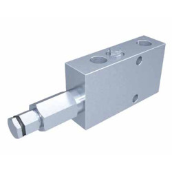 A060326.20.00 3/8" LINE TYPE SINGLE LOAD RETAINING VALVE (CLOSED CENTER-STEEL BODY)