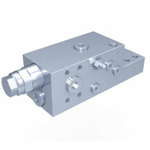 A068455.01.00 EXCAVATOR LOAD HOLDING VALVE WITH SAE FACE CONNECTION