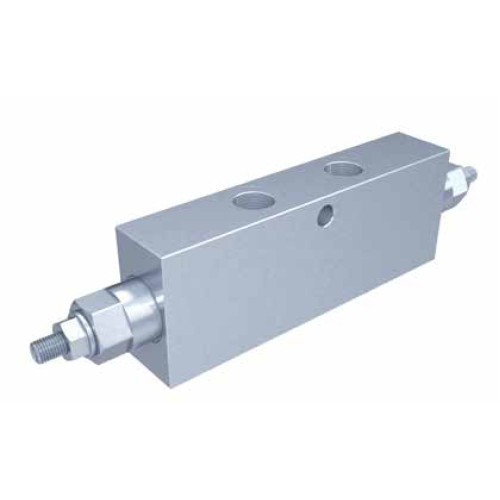 A070461.54.00 1/2" LINE TYPE TWIN LOAD HOLDING VALVE (CLOSED CENTER-NEW DESIGN-STEEL BODY)
