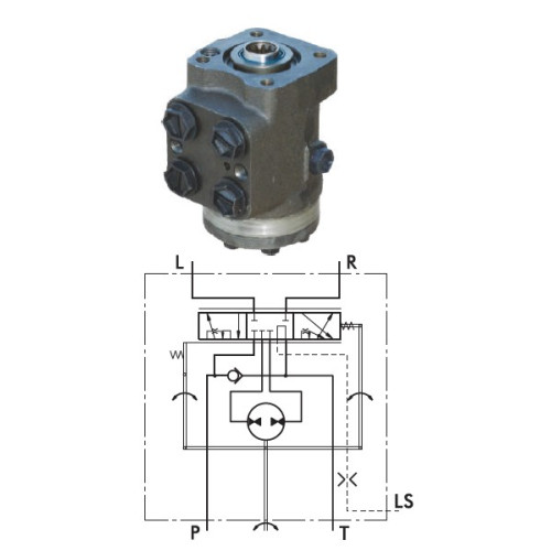 HKU 160/5T 1/2" Transmission Volume cc/Rev: 158.4 Closed Center Load Reactionless Power Steering Computer HKU 160/5T 1/2" Transmission Volume cc/Rev: 158.4 Closed Center Load Reactionless Power Steering Computer