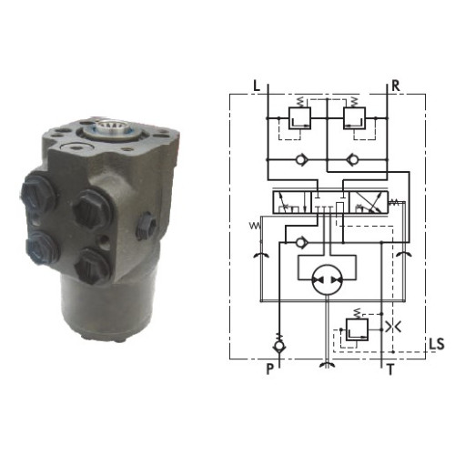 HKUS 40/5T-100 39.6 Transmission Volume cc/Rev: 4 Closed Center Load Reactionless Power Steering Computer HKUS 40/5T-100 39.6 Transmission Volume cc/Rev: 4 Closed Center Load Reactionless Power Steering Computer