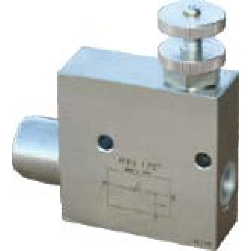 V1130 RFP3 3/4” Flow/Bar:100/350 Three Way Speed Regulating Valve with Tank Return V1130 RFP3 3/4” Flow/Bar:100/350 Three Way Speed Regulating Valve with Tank Return