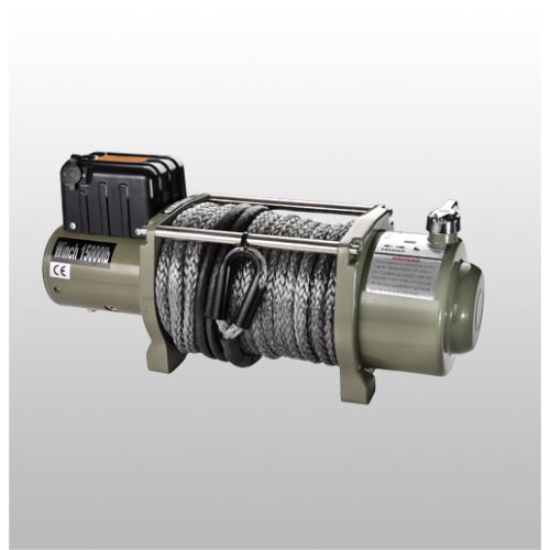 SC13000TW 12-24VDC 540X160X218 ELECTRIC WINCH (WITH SYNTHETIC ROPE)