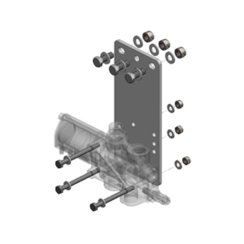 12199400762 KIT STRAIGHT BRACKET HT 250