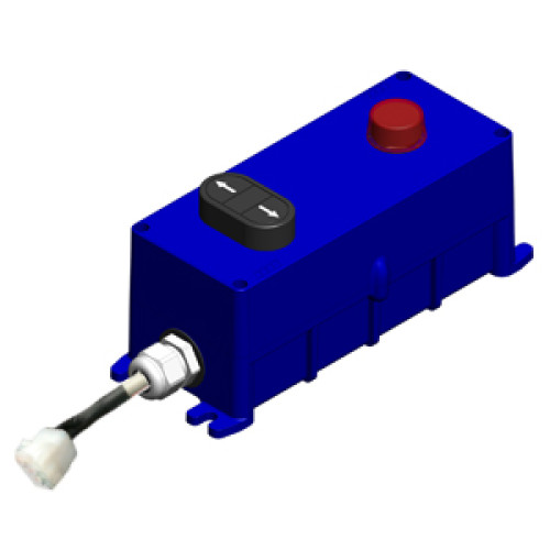 10104500084 CONSOLLE KUBE 1 PULSANTE+1 SPIA 6MT