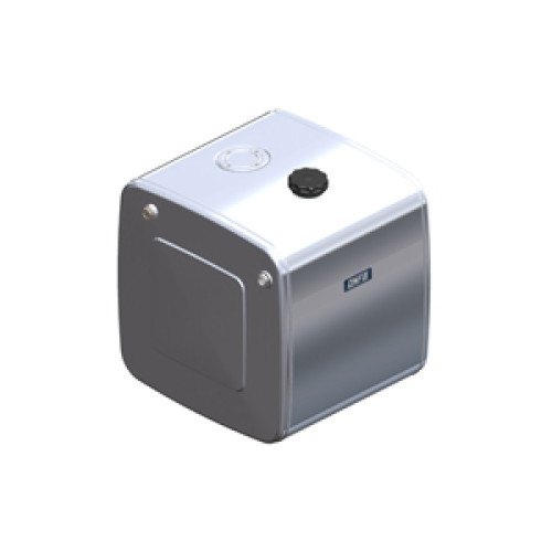 H1ALBI06540 ALU TANK 300L 70X70X65 2PORTS.