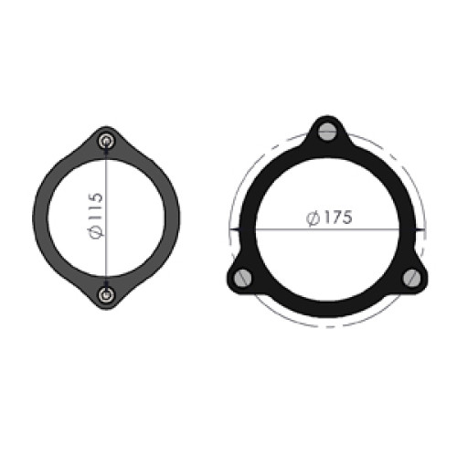 11891200016 KIT MNT.FILTRO FLANGIATO 2X115