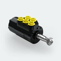 STMS Mini steering unit with side ports