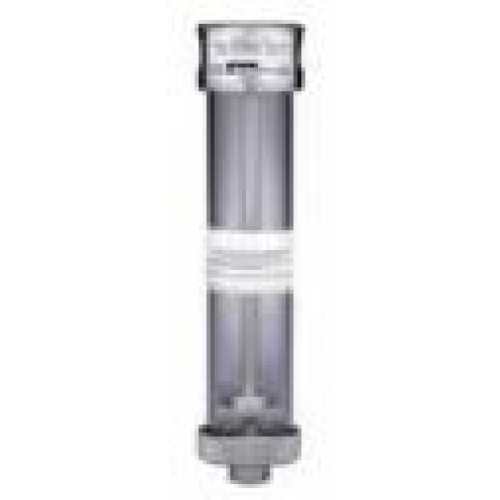31G Low Volume T-type Filter 100psig  1/2 Stainless Steel, Pyrex