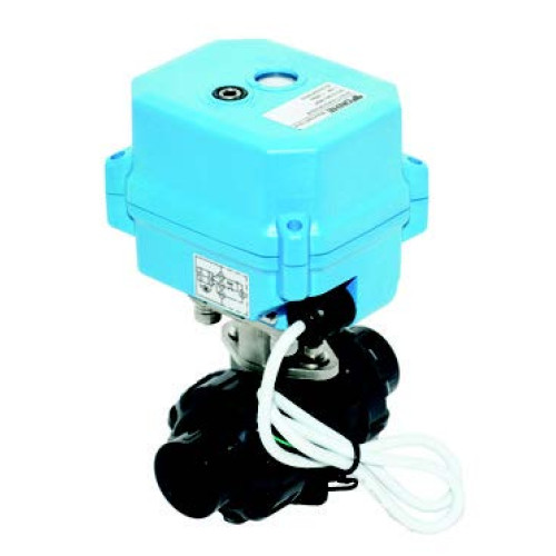 A150-T32-P2-CR303-B 2 WAY PVC BODY BALL VALVE 1 1/4'2 10 bar 2°C/55°C IP67