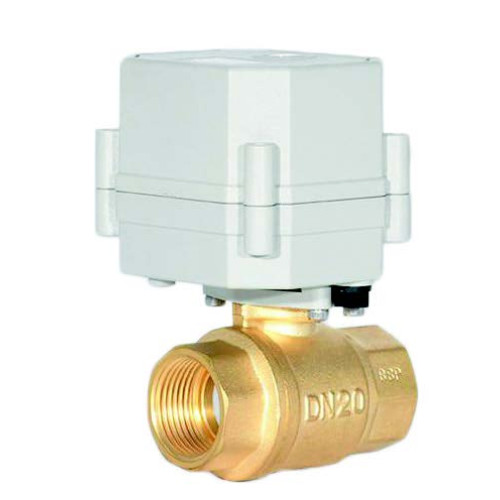 A20-M10-B2-C PROPORTIONAL CONTROLLED BRASS BODY ELECTRIC MOTORIZED VALVE 3/8'' 10 Bar 2°C/90°C IP67