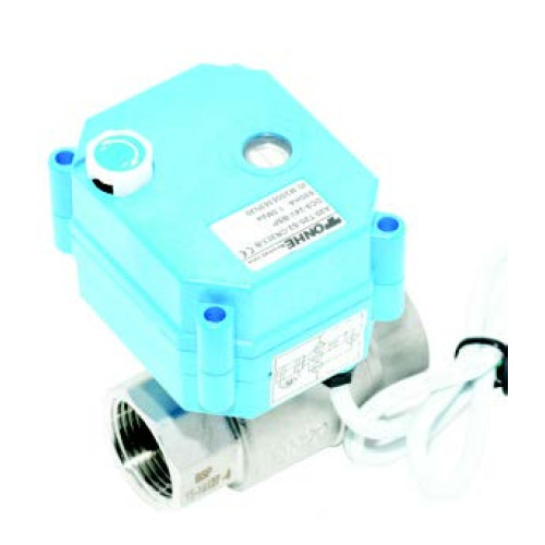 A20-T20-S2-CR401-C 2 WAY 304 STAINLESS BALL VALVE 3/4'' 10 Bar 2°C/90°C IP67