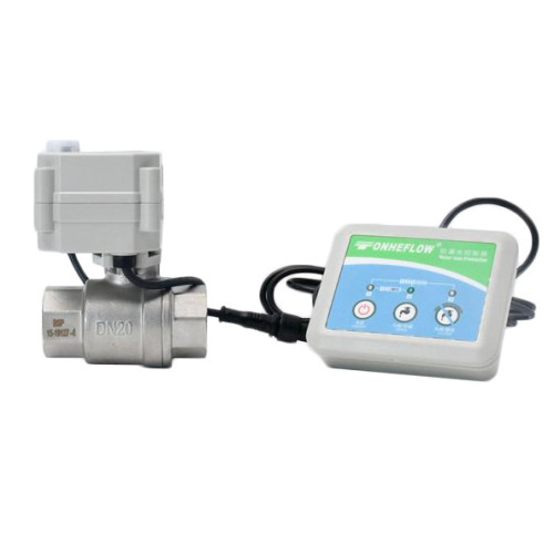 A20-W25-S2-A WIRED WATER LEAK ALARM DETECTION SYSTEM (WITH STAINLESS VALVE) 1'' 10 Bar 2°C/90°C IP67