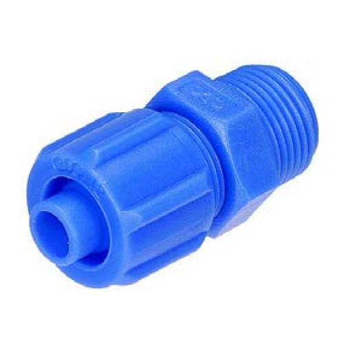 CK08R03 FLAT FITTING WITH NUT 3/8"-8 