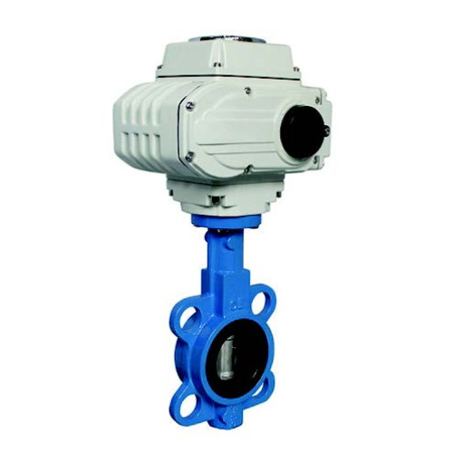 HKKEAV-DN200 ELECTRIC ACTUATOR WAFER TYPE BUTTERFLY VALVE DN200 A1000 12-24 VDC
