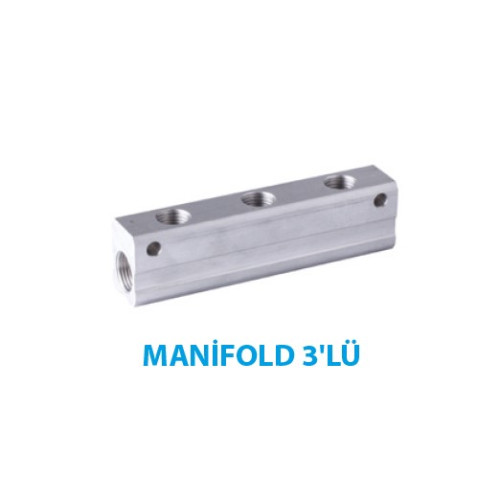 Manifold 3/8" - 1/4" 9's DISTRIBUTOR BLOCK  
