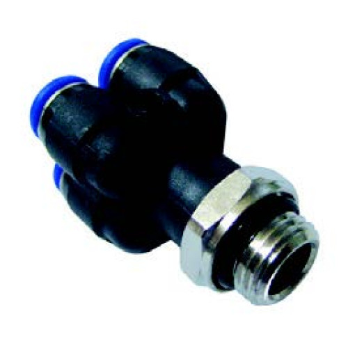 PXT06G02 MID-LEG QUADRUPLE YE 1/4"-6 