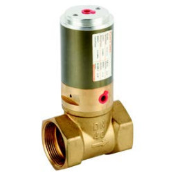RQ22HD-25S-H Brass Body NC SINGLE ACTING MINI PISTON VALVE 1'' -20/+150°C
