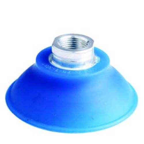 VCS-120-1-1/4"D SI SINGLE BELLOWS COUPLING SILICONE SUCTION CUP  
