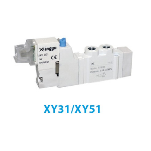 XY3420A-24DC LOW ENERGY CONSUMPTION VALVE (1W) M5 5/3 Open Center