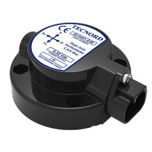 EC-SNR-ANG-D3030 J1939 Dual axis inclinometer (tilt device) CANbus interface
