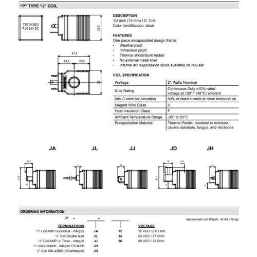PJ STANDARD Coil