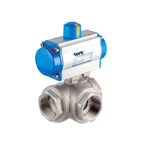 PAV 904.15 SR 1/2" Stainless Steel Single Acting Pneumatic Actuated Ball Valve PAV 904.15 SR 1/2" Stainless Steel Single Acting Pneumatic Actuated Ball Valve