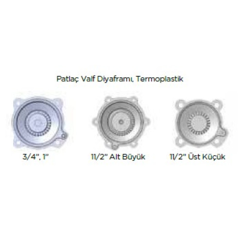DYF39PAYPOB34100 3/4" - 1" New PULSE VALVE DIAPHRAGM - THERMOPLAST
