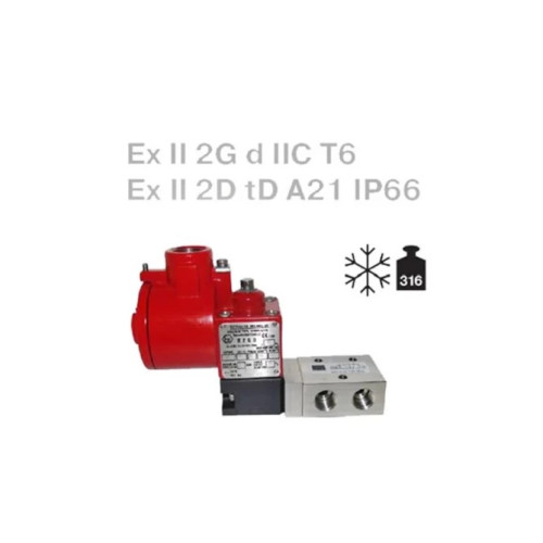 TORK-ExdNM32.W1S 230V Max. 10 bar 230VAC 5 VA T6 (85°C) ATEX Certified D Type Namur Directional Valve for Gas and Dust Environments TORK-ExdNM32.W1S 230V Max. 10 bar 230VAC 5 VA T6 (85°C) ATEX Certified D Type Namur Directional Valve for Gas and Dust Environments
