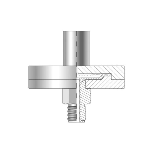 S-CompCh  Threaded chemical seals with large diaphragm