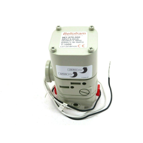 961-070-000 TORK-1000 Bar: 0.2 - 1.0 psi: 45000 1/4” REGULATOR
