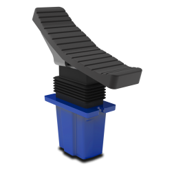 RCS Pedal operated hydraulic control valve