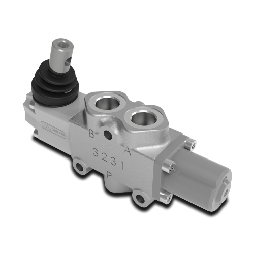 DF10 - DFC100 Mechanical spool control monoblock configuratio