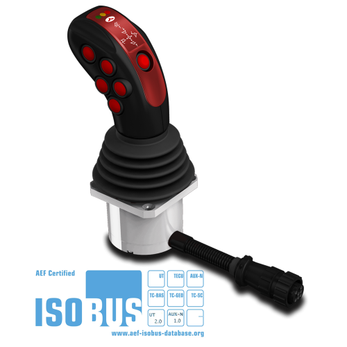 CJW-ISOBUS Hall effect double axis joystick
